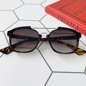 Flat Top Aviator Tortoiseshell Sunglasses